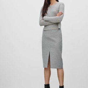 Babaton Navy Jax Skirt in Size 00